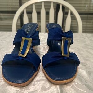 Blue Italian Shoemakers size 9 sandal